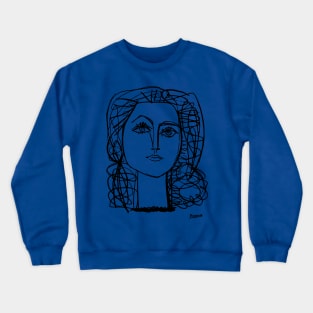 Picasso Woman (Francoise Gilot) Sketch 2 Crewneck Sweatshirt